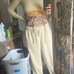 Hand dyed waist wrap